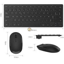 Mini Clavier Sans Fil AZERTY + Souris Optique – Image 3
