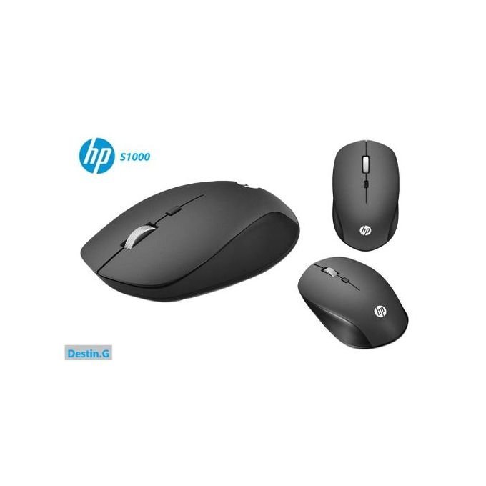 Hp Souris HP S1000 Plus Silencieux USB Sans Fil-noir – Image 3