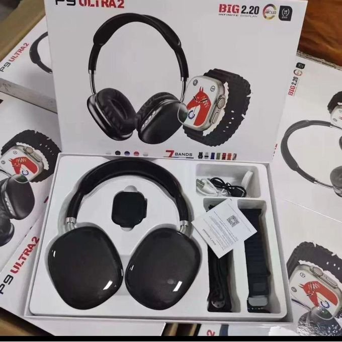 Montre Connectée P9 Ultra 2 + Casque sans fil Originale – Image 3